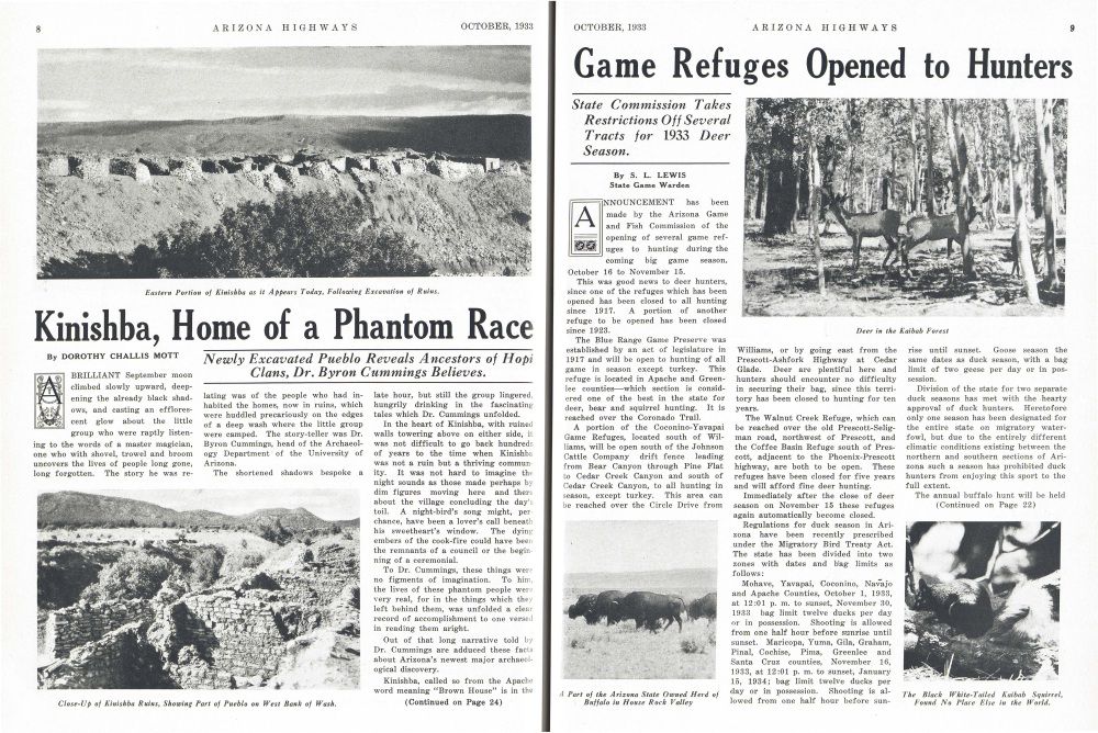 Eastern Portion of Kinishba as it Appears Today, Following Excavation of Ruins.