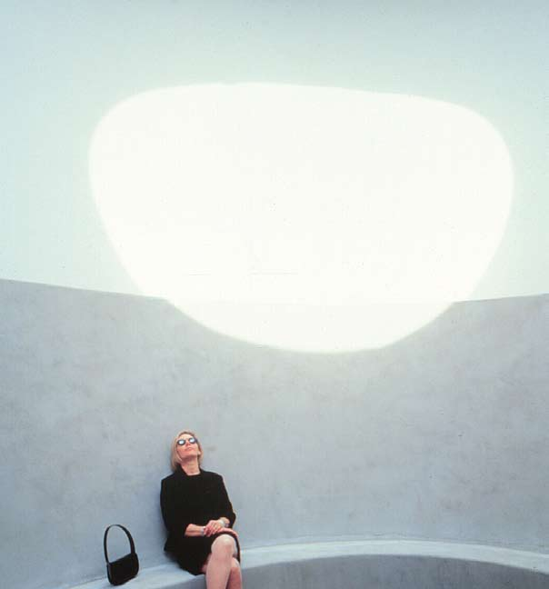 Artist James Turrell's Knight Rise Skyspace in Scottsdale frames the sky as pure color and offers a unique view of sunrises and sunsets.