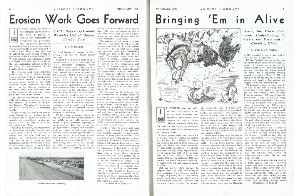 C.C.C. Boys Busy Ironing Wrinkles Out of Mother Earth's Face