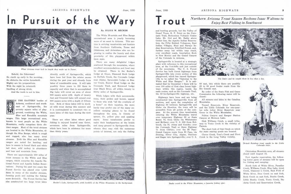 What Arizona trout lack in length they make up in flavor.