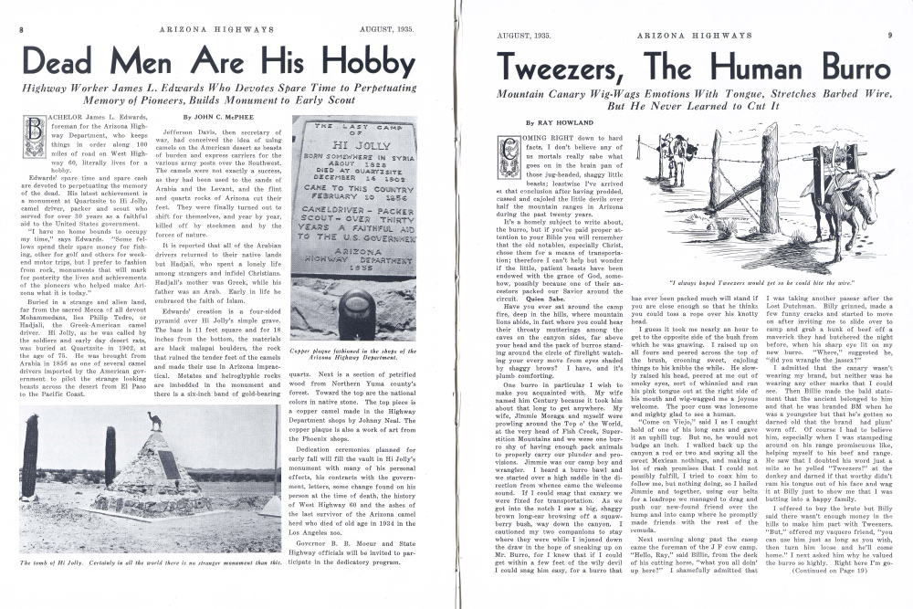 Dead Men Are His Hobby | Arizona Highways