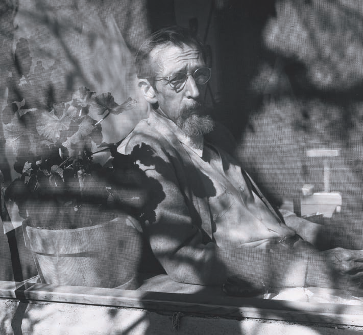 Maynard Dixon portrait by Ansel Adams