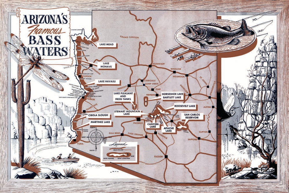Larry Toschik’s debut map, January 1953