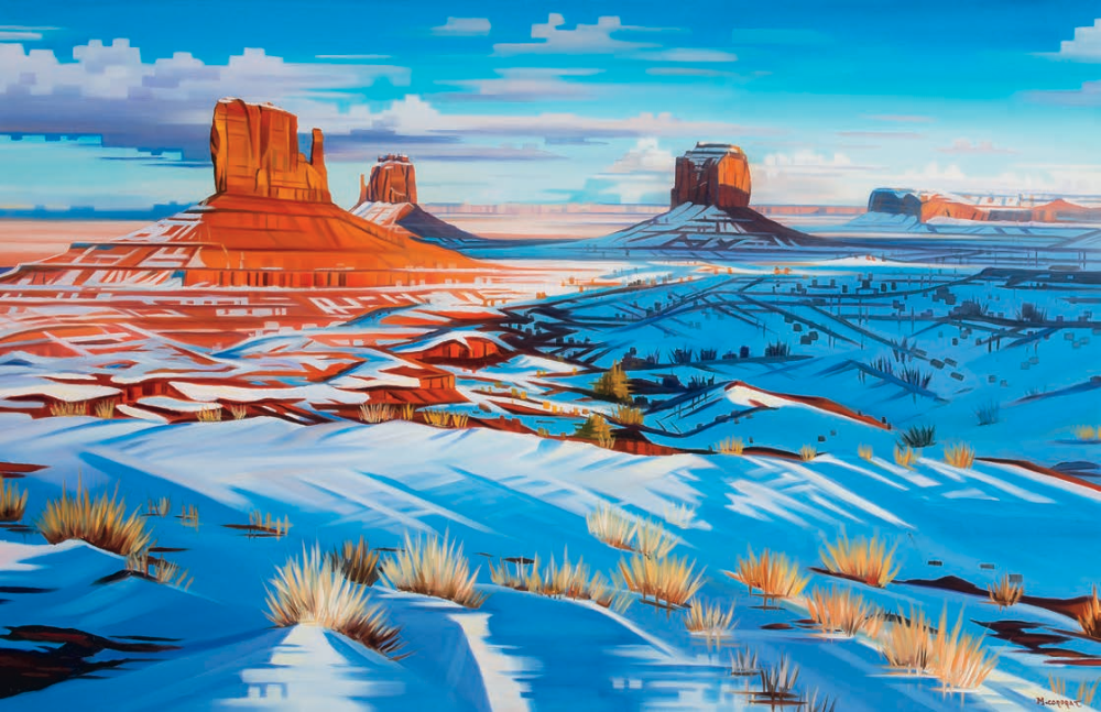 Monument Valley by Paul Gill (left) and Michelle Condrat, from “The December Project”
