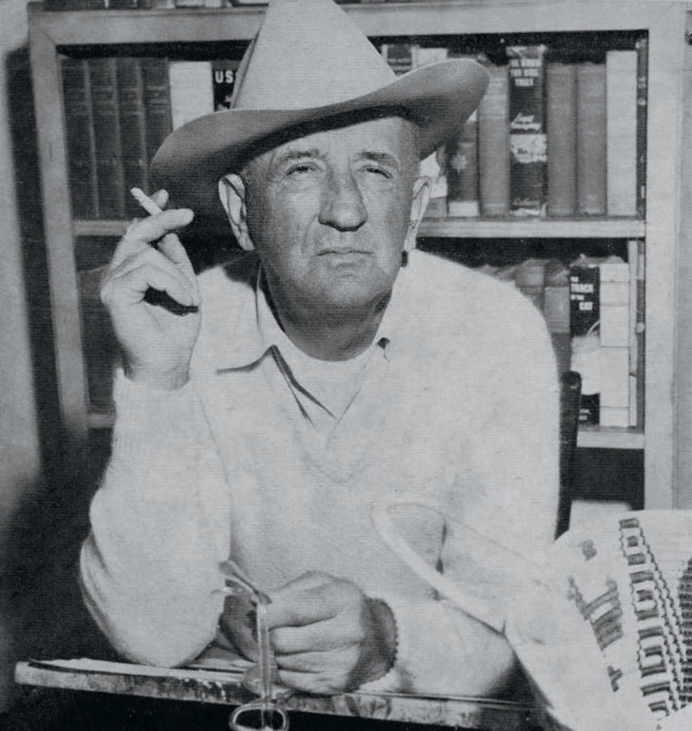 This portrait of Santee, originally published in our October 1956 issue, embodies the cowboy image the Midwest native cultivated. ARIZONA HIGHWAYS ARCHIVES