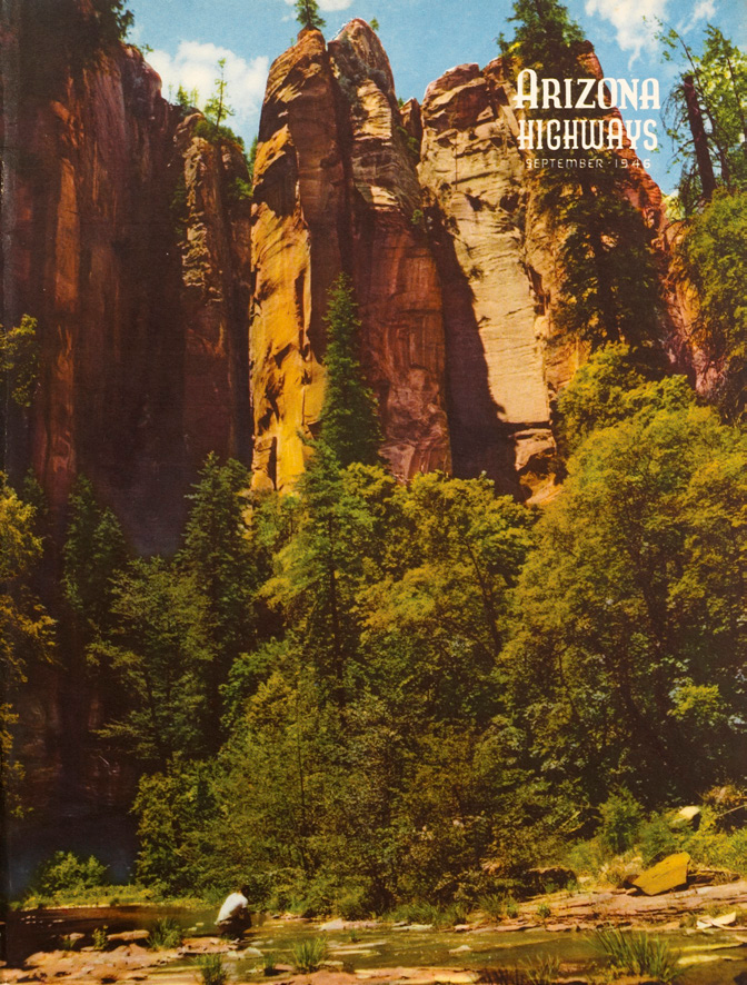 Manley's shot of Oak Creek Canyon.
