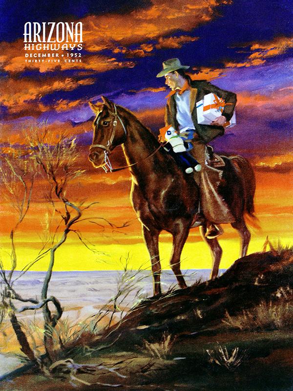 Between 1952 and 1969, the December covers of Arizona Highways offered a mix of photographs, photo illustrations and artwork — all of it centered on Christmas.