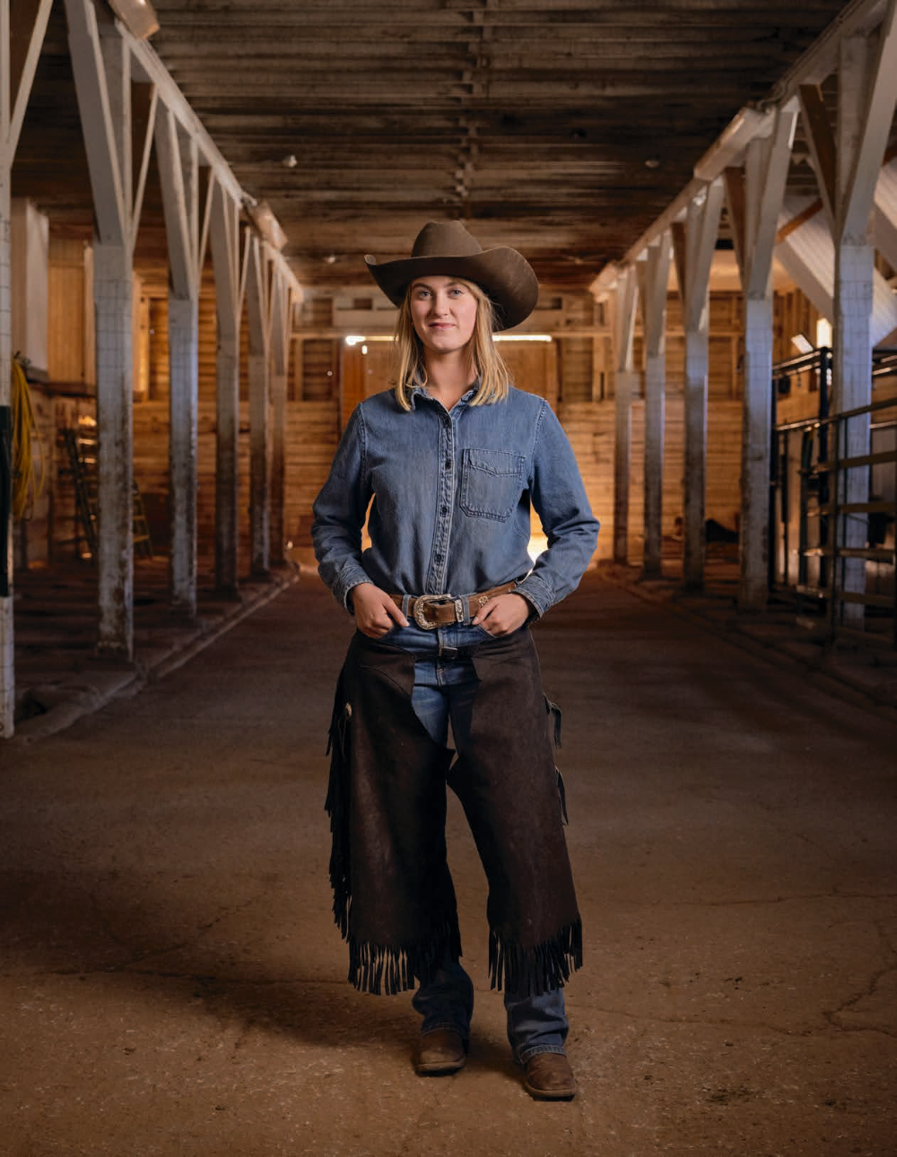 Kelbel is shown in the Canyon’s Mule Barn. Originally a livery stable, this structure dates to the early 1900s and is one of several historic buildings at the South Rim.