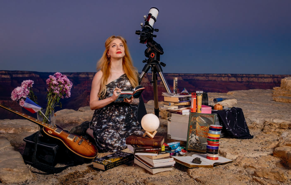 Laura-May Abron, who spent two months in 2025 as the Canyon’s astronomer in residence, is a woman of many talents and passions — but the stars, she says, have fascinated her since childhood. She’s pictured here on the South Rim during her residency. | John Burcham