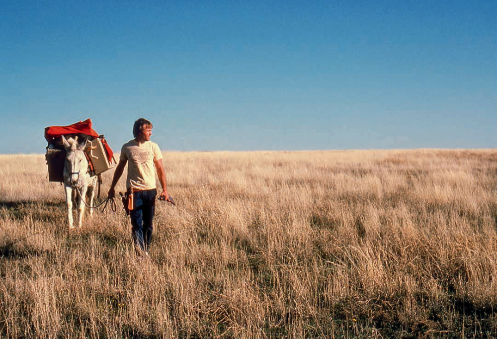 Gil leads Grandma through the grasslands of the San Bernardino Valley in Southeastern Arizona. “We had a 20-gauge shotgun and two pistols at the ready,” Gil says, given that the area was a known smuggling corridor.