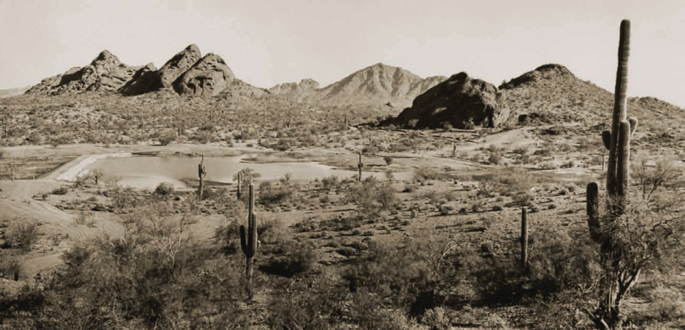The Papago Park area is shown in 1930, the year it lost its national monument status. The site, now a municipal park, remains popular among hikers and wildlife watchers. | Arizona State Library, Archives and Public Records