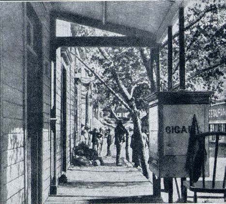 In the late 1800s, Brickwood’s Place (above), a saloon in Nogales, straddled the international boundary. In November 1947, we devoted our entire issue (below) to Sonora, Mexico.