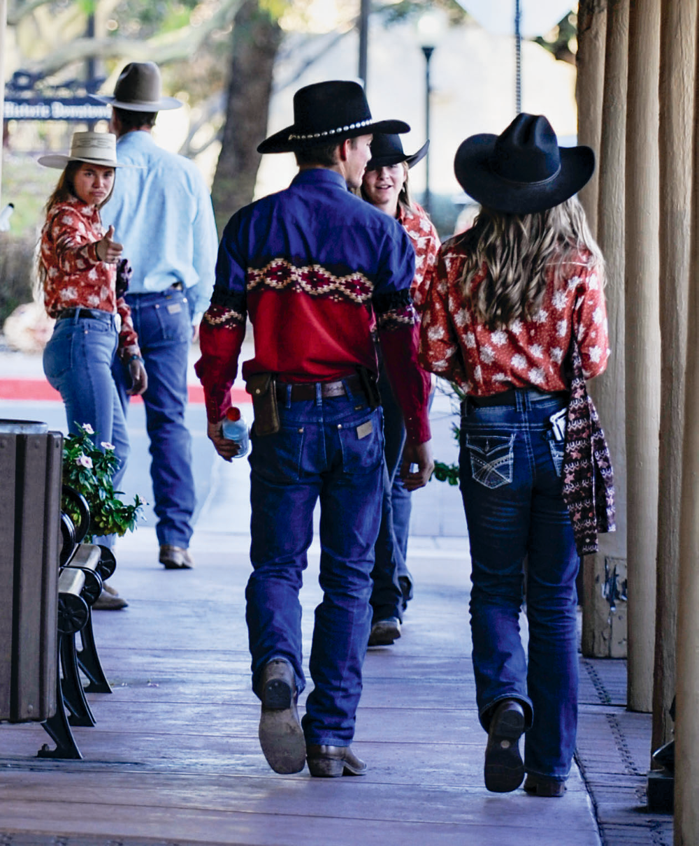 Patrons gather before the Dave Stamey concert at the Sigler Western Museum. | Jeff Kida
