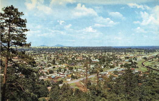 Flagstaff as it appeared in Arizona Highways in May 1950.
