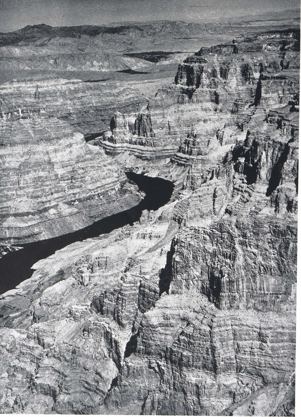 Where the waters of Lake Mead back through the Hualapai Cliffs into the west end of Grand Canyon.