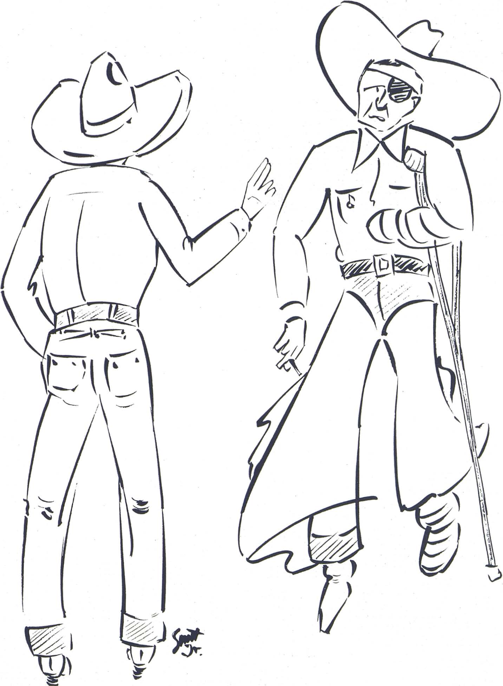 "Hi, Lefty-how was the rodeo?"