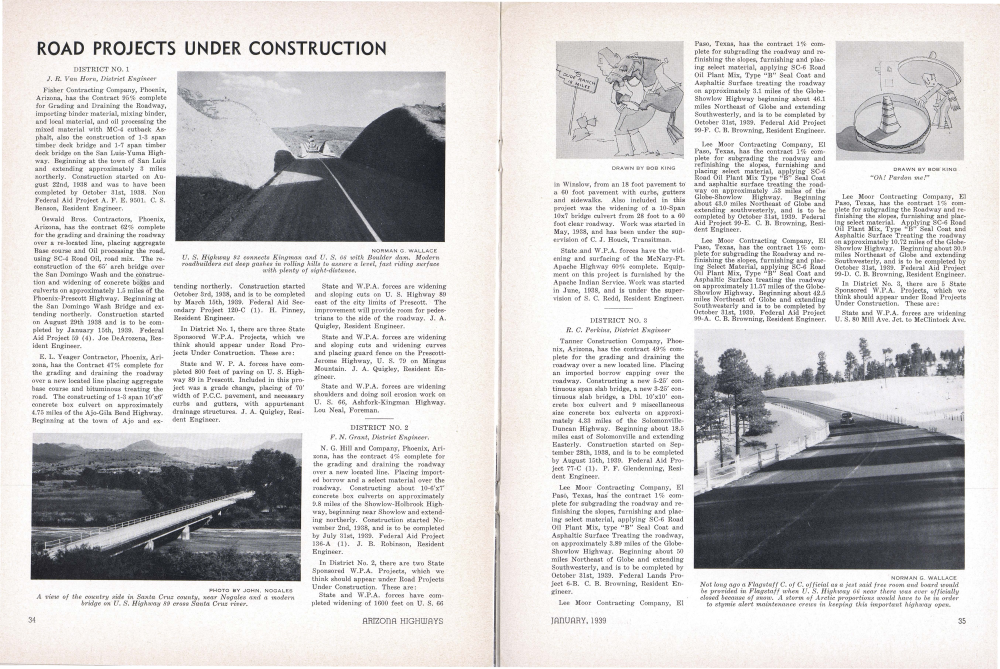 U. S. Highway 93 connects Kingman and U. S. 66 with Boulder dam.
