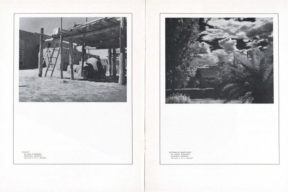 "PATIO"
BY BOB THOMPSON
DOUGLAS, ARIZONA
DOUGLAS C. OF C. CONTEST