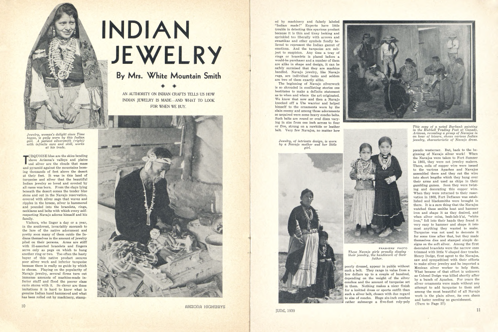 Jewelry, woman's delight since Time began, is gaily worn by this Indian girl.