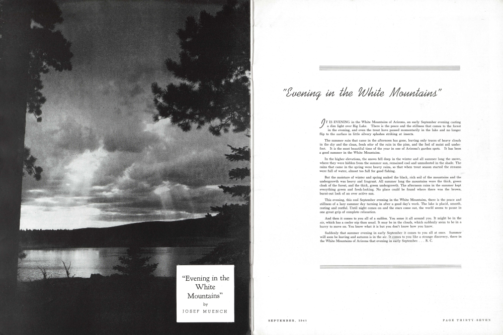 “Evening in the White Mountains”