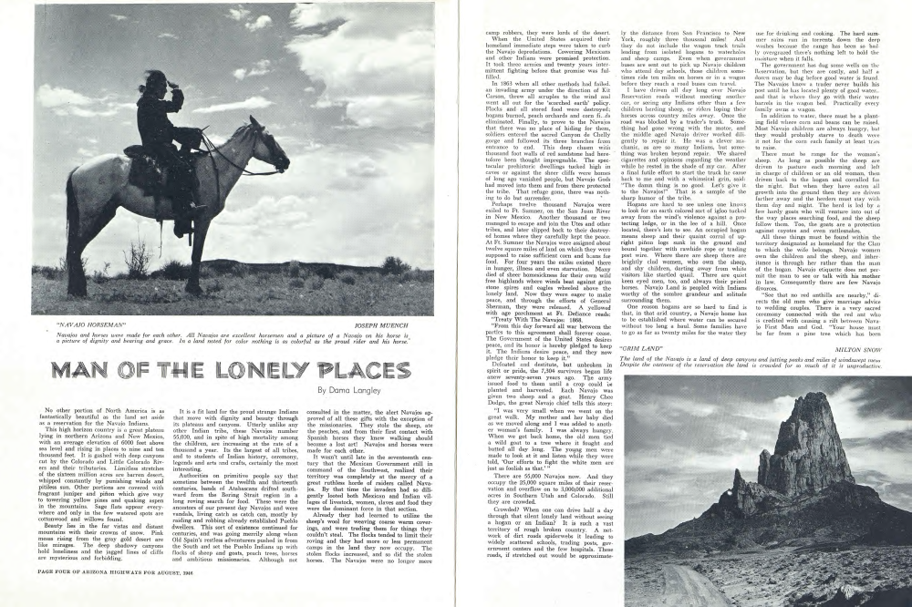 "NAVAJO HORSEMAN"