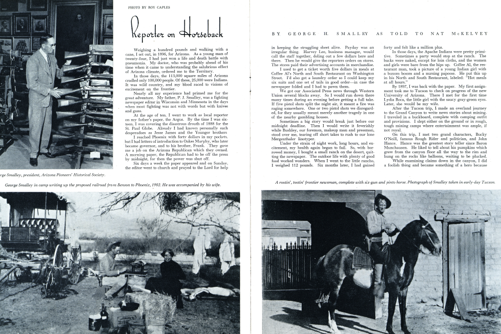 George Smalley, president, Arizona Pioneers' Historical Society.