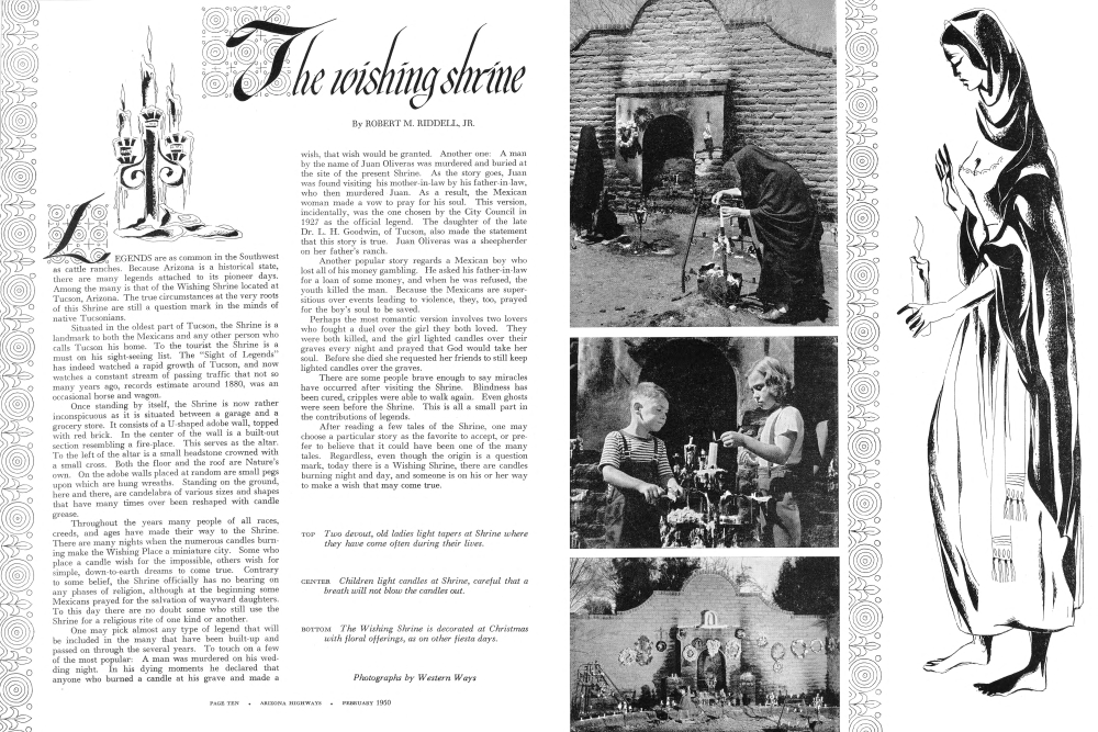 Two devout, old ladies light tapers at Shrine where they have come often during their lives.