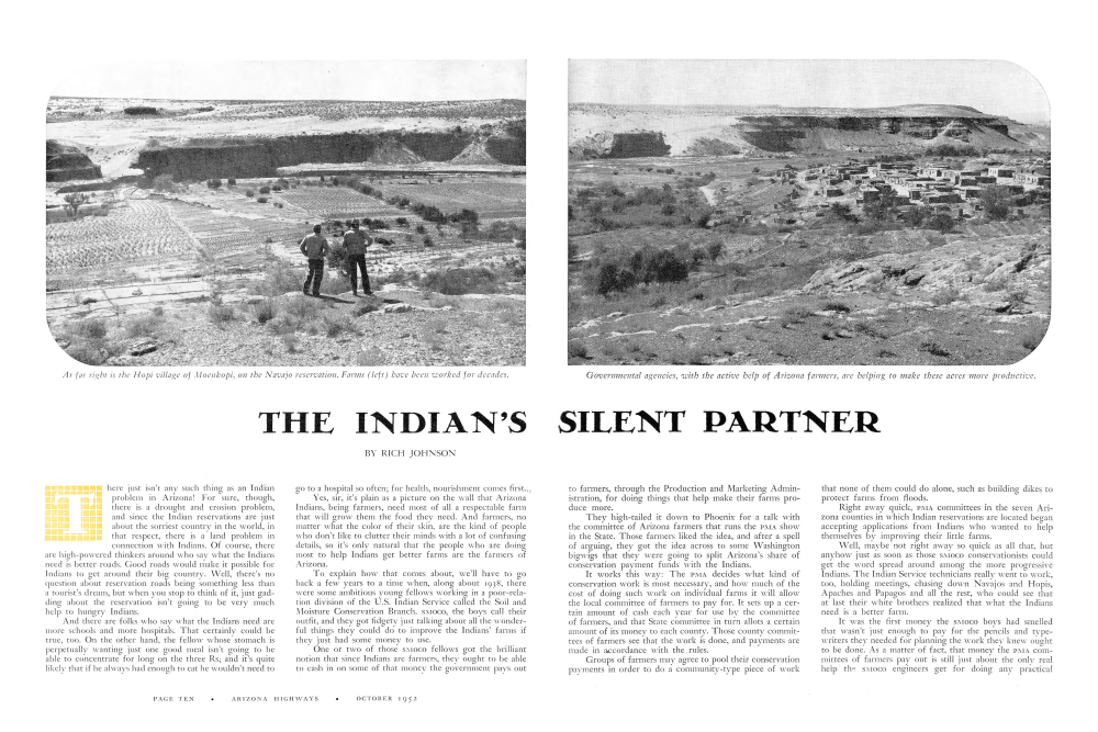 Farms (left) have been worked for decades.
