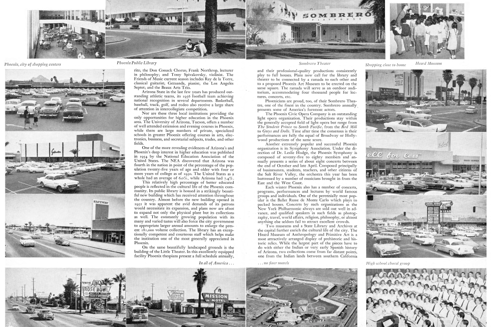 Phoenix, city of shopping centers