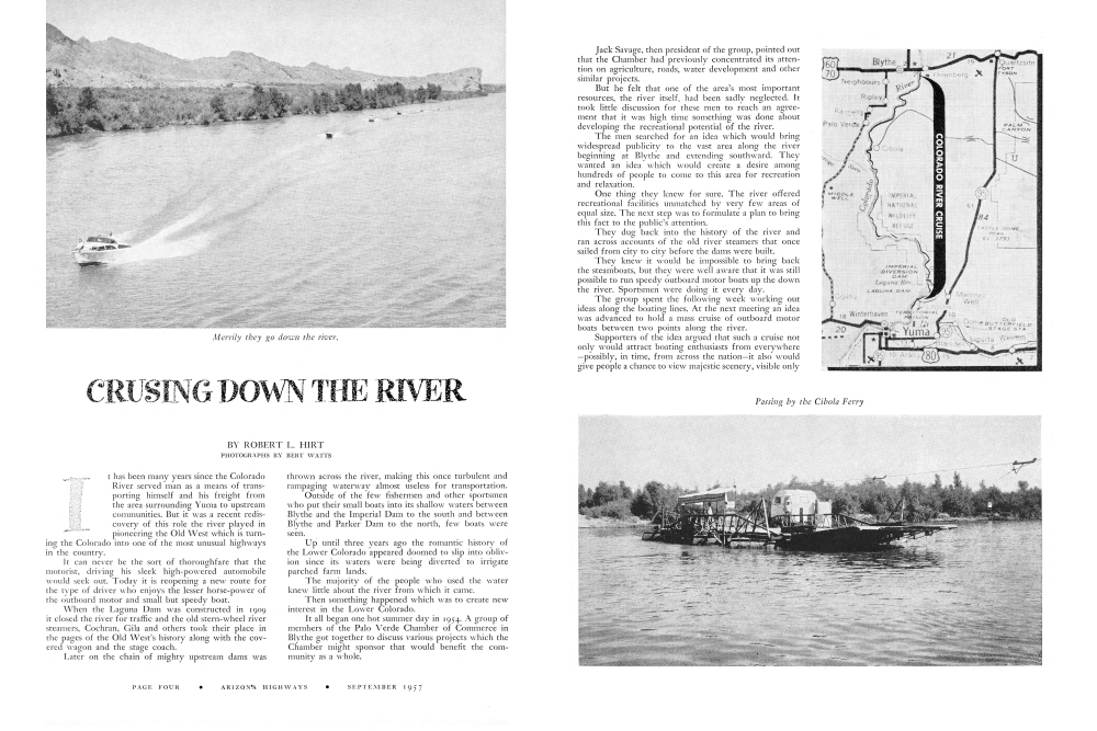 Merrily they go down the river.