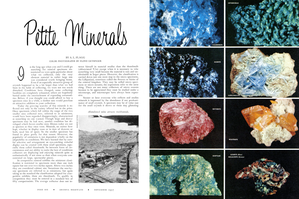 Abandoned mine attracts rockhounds.