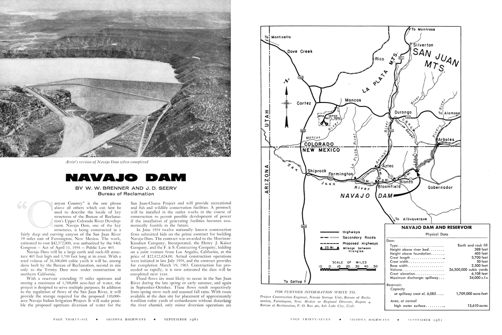 Artist's version of Navajo Dan when coumpleted