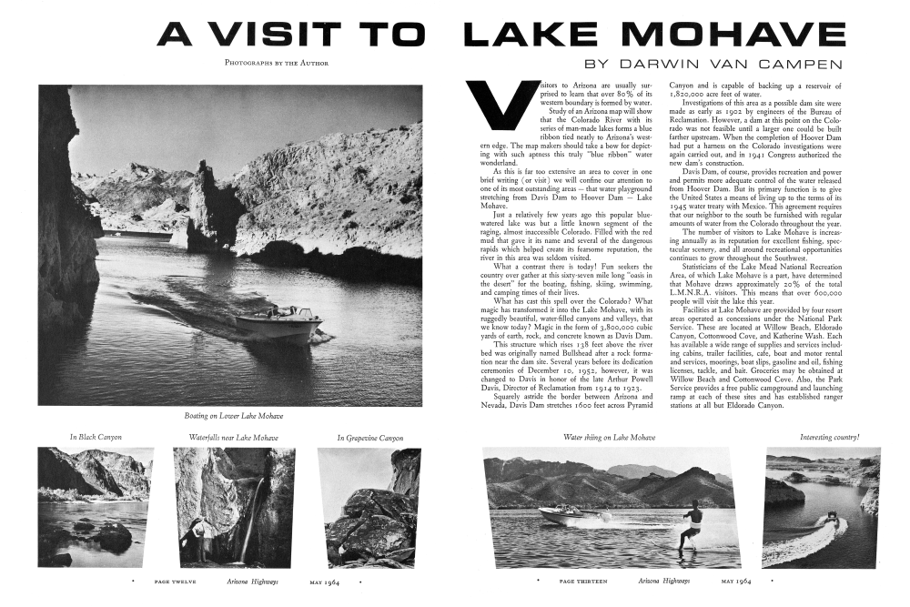 Boating on Lower Lake Mohave
