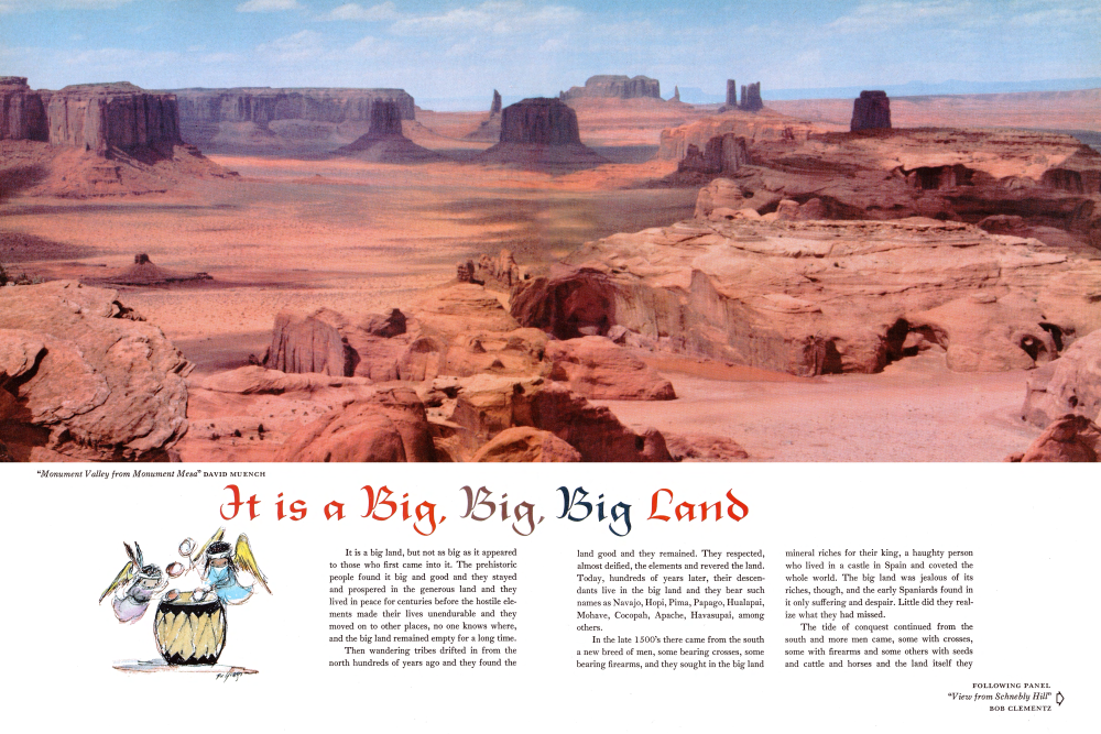 "Monument Valley from Monument Mesa"