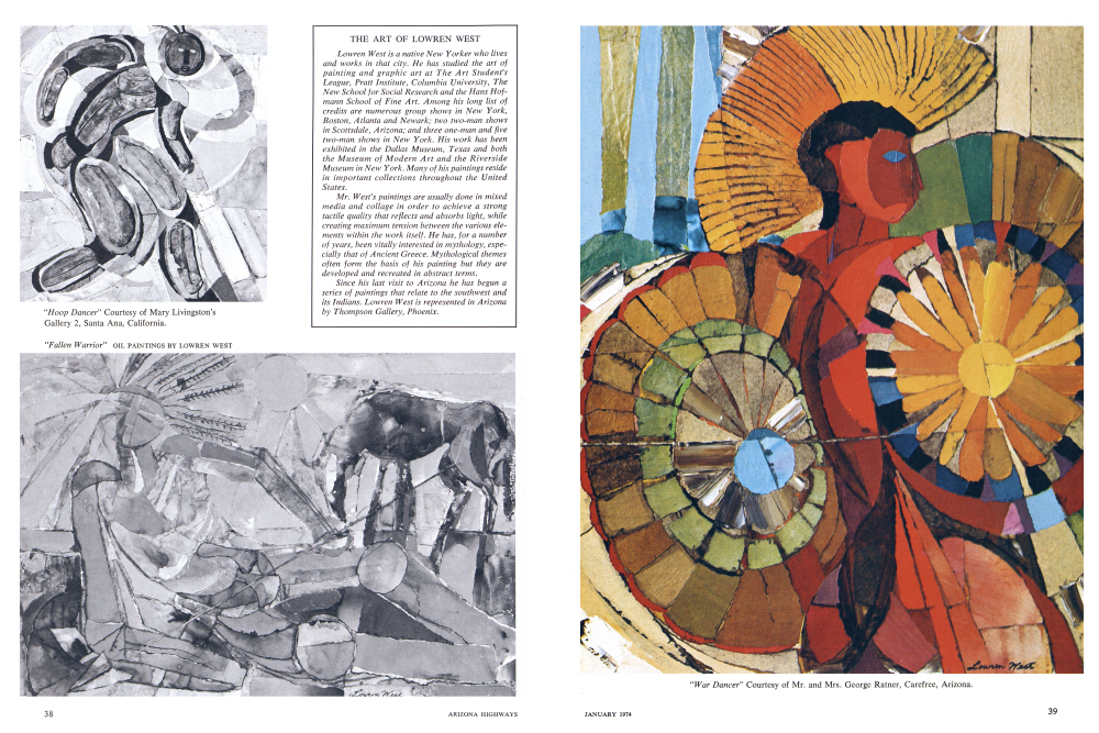 "Hoop Dancer" Courtesy of Mary Livingston's Gallery 2, Santa Ana, California.