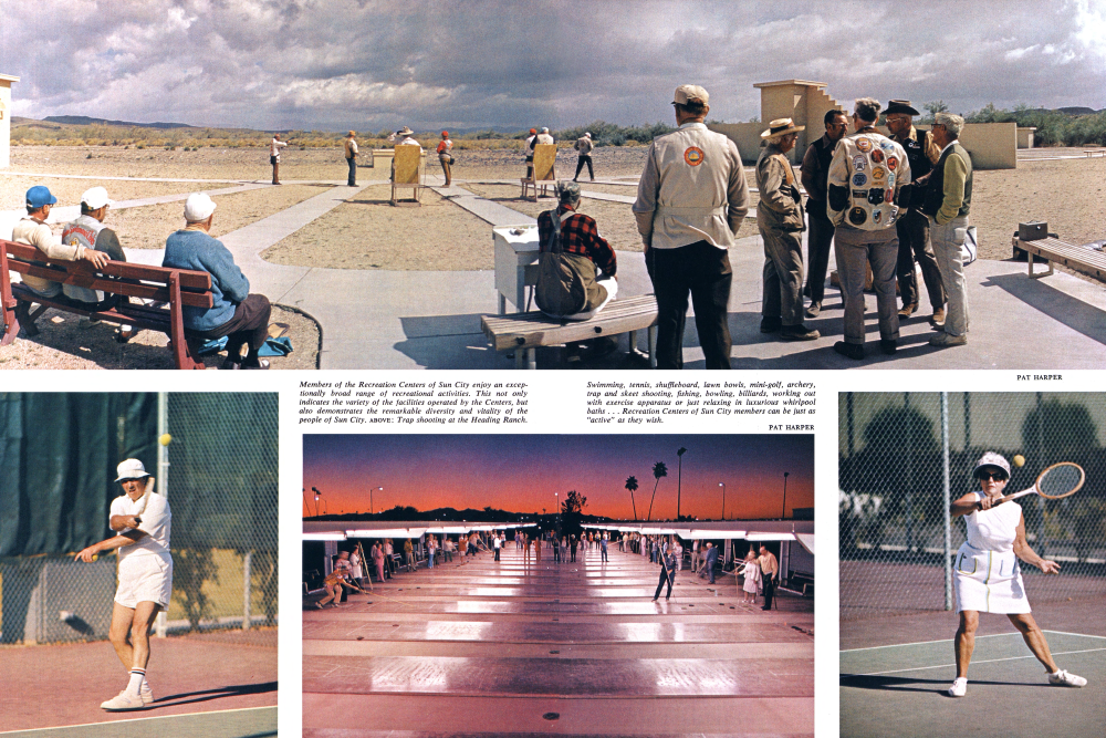 Trap shooting at the Heading Ranch.