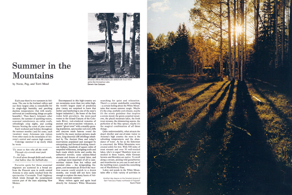 Arizona's White Mountains are dotted with trout-filled gems like Horseshoe Lake.