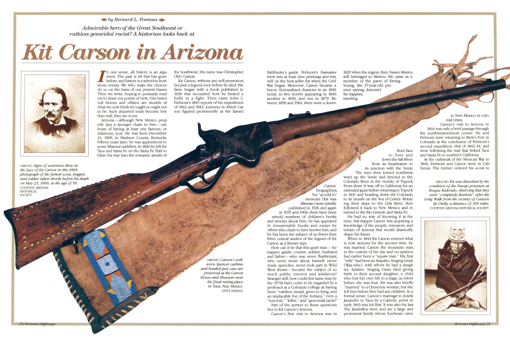 Kit Carson in Arizona | Arizona Highways