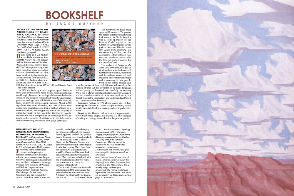 PEOPLE OF THE MESA
THE ARCHAEOLOGY OF BLACK MESA, ARIZONA
SHIRLEY POWELL
GEORGE J. GUMERMAN