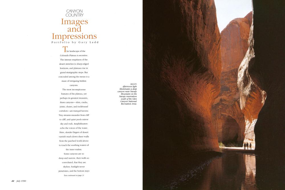 Afternoon light illuminates a deep canyon near Navajo Mountain on the Navajo reservation south of the Glen Canyon National Recreation Area.