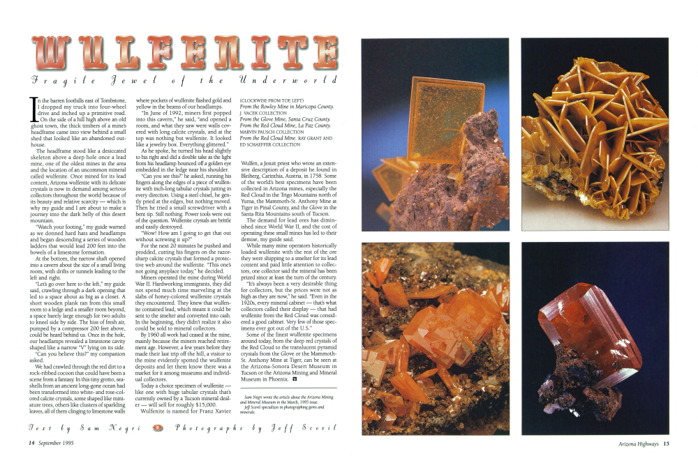 From the Rowley Mine in Maricopa County.