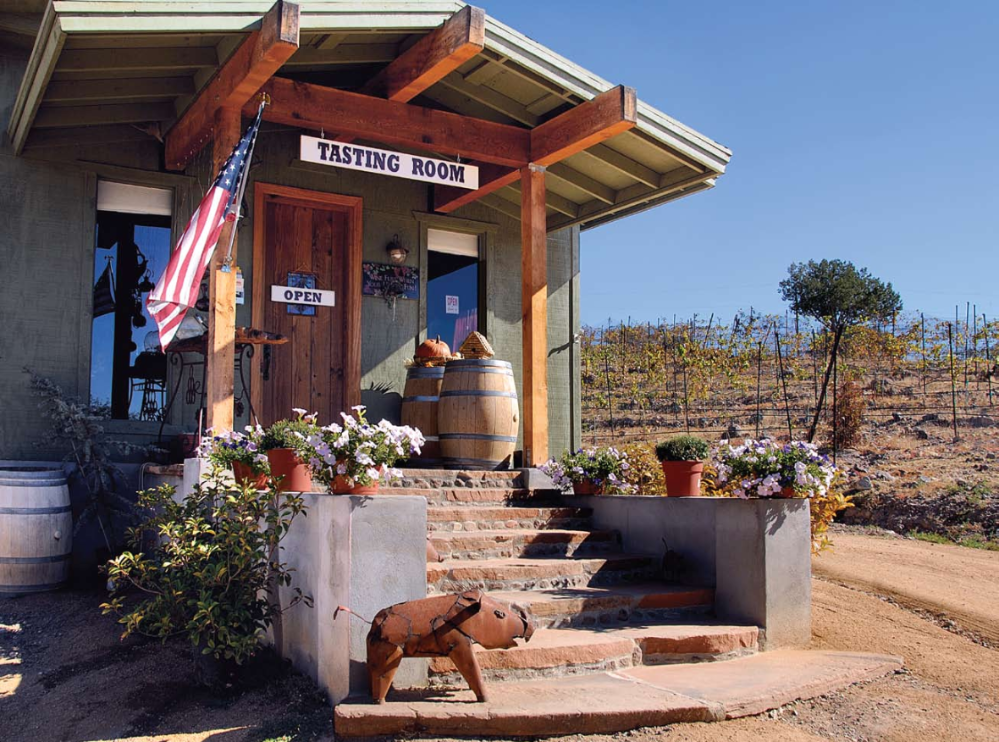 Javelina Leap Vineyard and Winery in Page Springs offers wine tastings and a fine selection of red wines, including a Zinfandel made with the winery's estate-grown grapes.