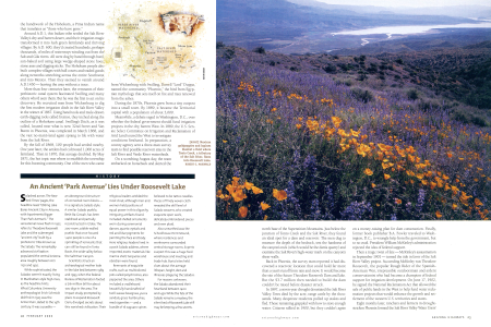 Ancient 'Park Avenue' Under Roosevelt Lake