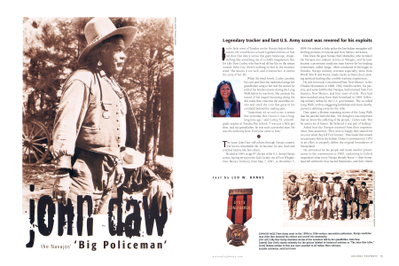 John Daw, the Navajos' 'Big Policeman'