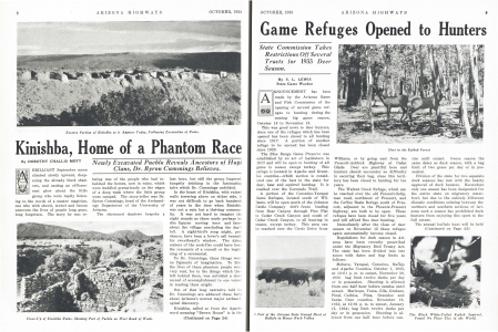 Eastern Portion of Kinishba as it Appears Today, Following Excavation of Ruins.