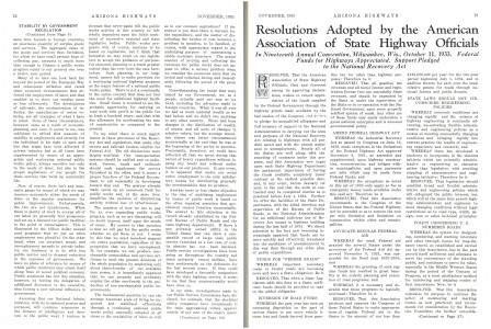 Highway Commission Notes