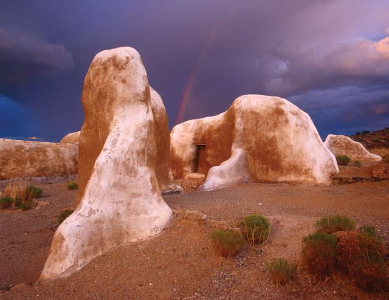 A rainbow's appearance over Fort Bowie ruins almost proved deadly for an intrepid photographer and his wife.