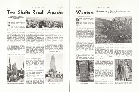 The crowd at Apache Monument dedication