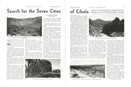 Search for the Seven Cities of Cibola
