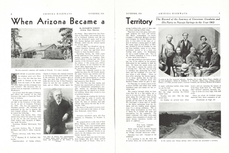 The first governor's mansion, still standing at Prescott. It is now a museum.